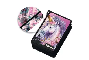 Ученически несесер със съдържание Xscape Unicorn