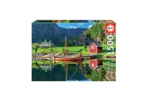 Викингски кораб - пъзел 1500 части