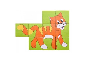 Woodyland, Животни - кубчета с картинки - 4