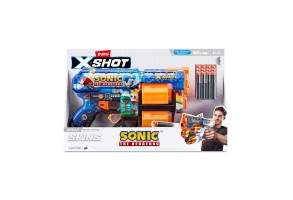 X Shot SKINS Sonic Бластер с 12 меки стрели Flux