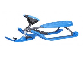 Зимна шейна с кормило Snowracer Color Pro - Цвят: Графитено и Синьо - 2