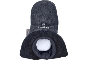 Зимни бебешки буйки с подплата, син меланж, Sterntaler - 4
