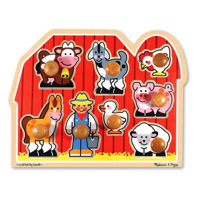 Дървен пъзел Melissa&Doug Ферма