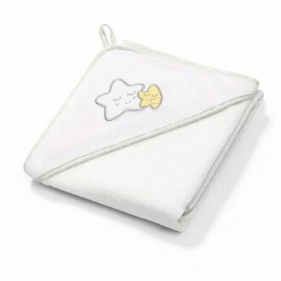Хавлия за баня Babyono 100/100 см. Звезди Бял 142/07