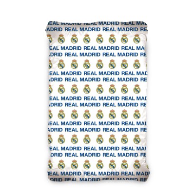 Долен чаршаф с ластик Carbotex FC Real Madrid 90х200