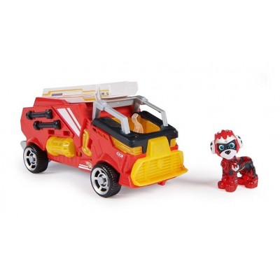 Игрален комплект Spin Master Paw Patrol Mighty Pups фигурка с превозно средство, светлини и звуци - Marshall
