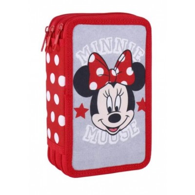 Несесер за училище Cerda Minnie, 3 отделения, пълен