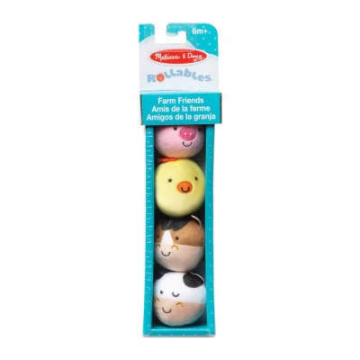 Бебешки плюшени играчки Melissa and Doug Rollables Farm Friends
