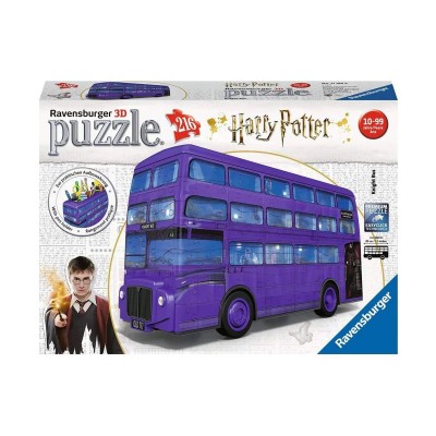 3D Пъзел Ravensburger 216 ел. - Автобусът на Хари Потър