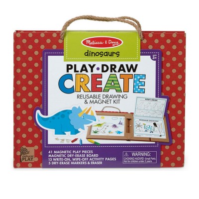 Комплект за рисуване с магнити Melissa&Doug Динозаври