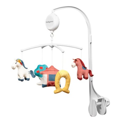 Музикална въртележка за легло и кошара Babyono - Кончета