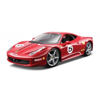 Bburago Ferrari - модел на кола 1:24 - Ferrari Race 458 Challenge