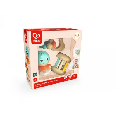 Бебешки сензорен комплект, Hape, 3 части