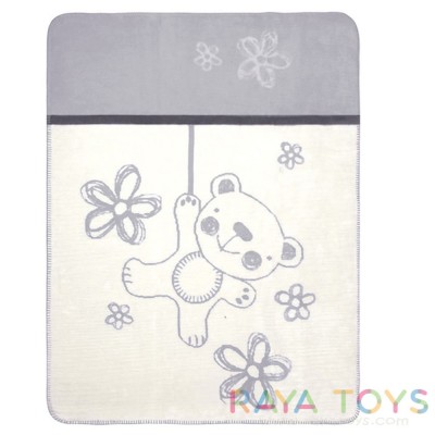 Бебешко одеало Teddy BabyMatex сиво 0201