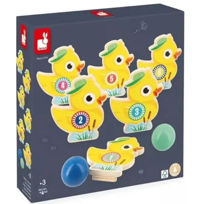 Детска дървена игра Janod - Патета
