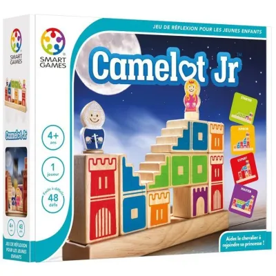 Детска логическа игра Smart Games Preschool Wood - Камелот