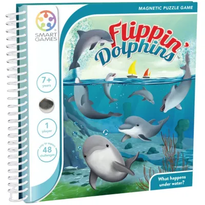 Детска магнитна игра Smart Games - Flippin Dolphins
