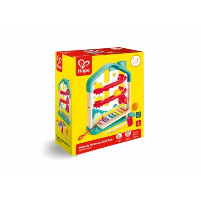 Детска музикална писта с топчета и ксилофон, Hape , 6 части