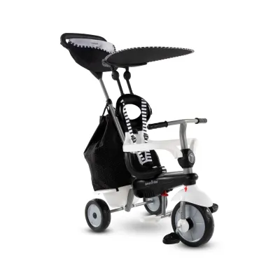 Детска триколка smarTrike 4-в-1 Vanilla Plus, черно и бяло