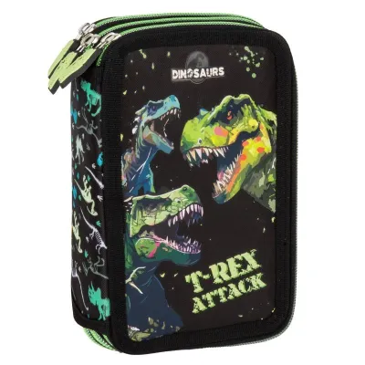 DINOSAUR 20 несесер с 3 ципа, ПЪЛЕН