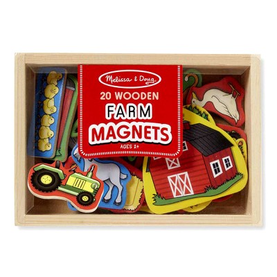 Дървена ферма магнити Melissa and Doug