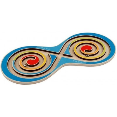 Дървена играчка Goki - Дъска за двигателни умения