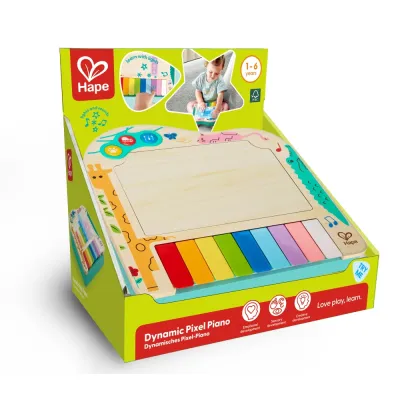 Дървено пиксел пиано, Hape