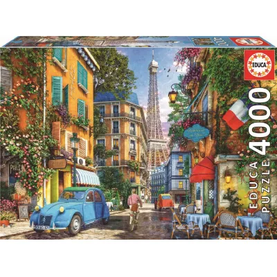 EDU19284 Старите улици на Париж - пъзел 4000 части