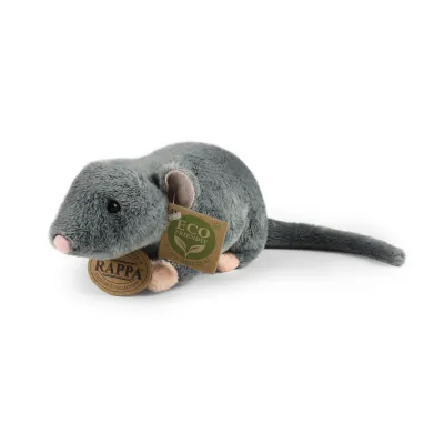 Еко плюшена играчка Сиво мишле, 20 см.