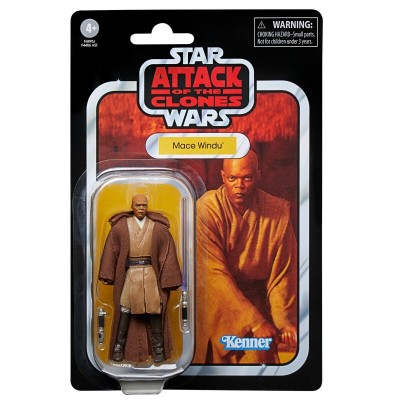 Фигурка Hasbro Star Wars Vintage Collection Attack of the Clones Mace Windu, 9 см.