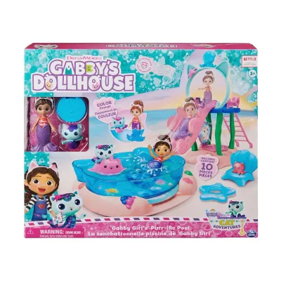 Gabbys Dollhouse - Игрален комплект: Басейн