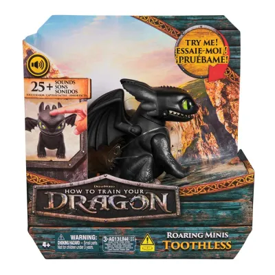 HOW TO TRAIN YOUR DRAGON Интерактивен мини дракон с 25 звука