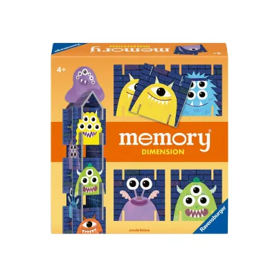 Игра Мемори карти 60 броя Ravensburger - Чудовища