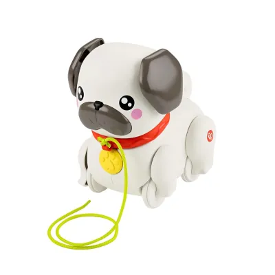 Играчка за теглене Fisher Price, кученце Мопс