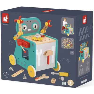 Игрален комплект Janod - Подвижна работилница