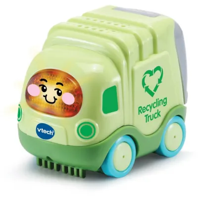 Интерактивна играчка, Vtech, Камион за рециклиране, 8.8 x 5.8 x 7.3 см