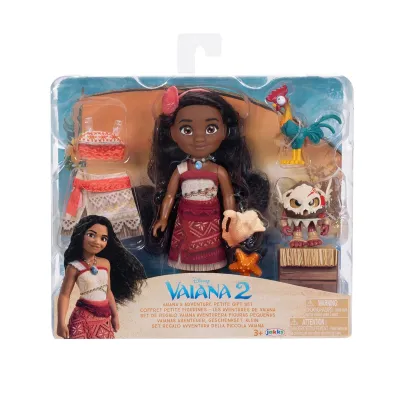 Jakks Pacific - Дисни Смелата Ваяна 2: Игрален комплект Ваяна и герои