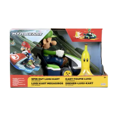 Jakks Pacific - Супер Марио: Луиджи с количка и банан