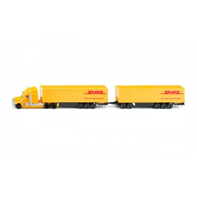 Играчка тежкотоварен камион с ремарке DHL