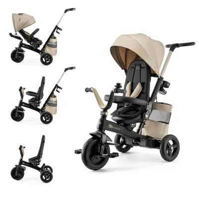 Детска триколка KinderKraft EASYTWIST бежова