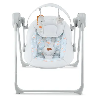 Бебешка люлка Kinderkraft SWINGEE сива