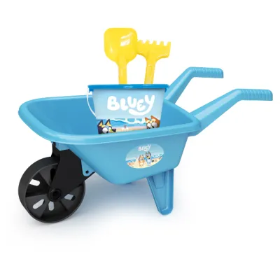 Комплект за пясък Bluey с количка - 4 части