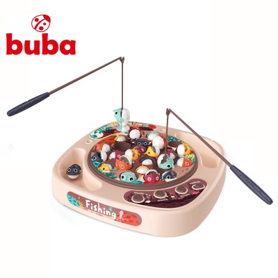 Комплект за риболов Buba Fishing 889-216, 24 рибки, розов