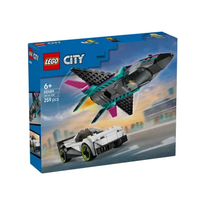 LEGO City 60489 - Джет срещу кола