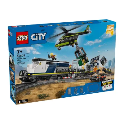 LEGO® City Trains 60508 - Обир на полицейски влак