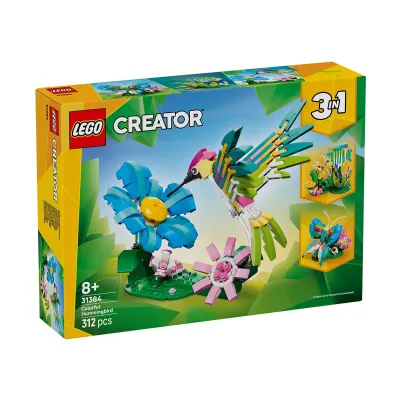 LEGO Creator 31384 - Диви животни: цветно колибри