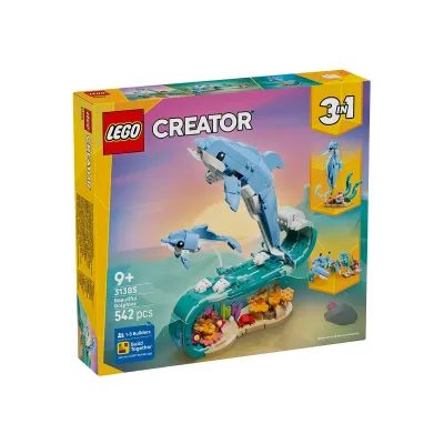 LEGO Creator 31385 - Морски животни: красиви делфини