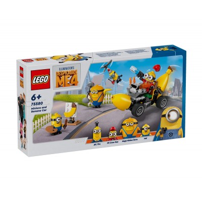 LEGO Despicable Me 4 75580 - Миньони и кола банан