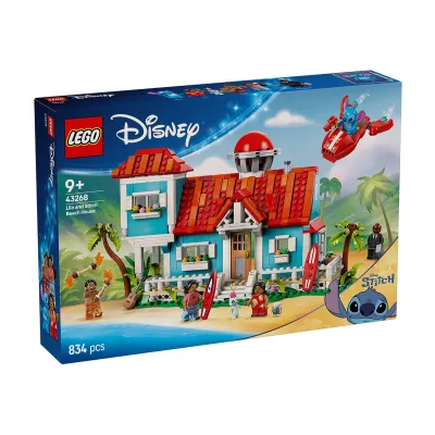 LEGO® Disney 43268 - Къщата на плажа на Лило и Стич
