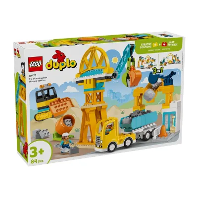 LEGO DUPLO 10476 - Строителна площадка и машини 3 в 1